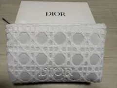 Dior ノベルティ ポーチ ホワイト③のサムネイル