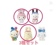 サンリオキャラクターズ なりきりうさぎさんフィギュア 3種セット