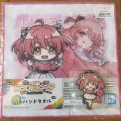 カラピチ　のあ　ラバーキーホルダー　ハンドタオル