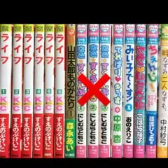 少女漫画 まとめ売り ライフ 山田太郎ものがたり等