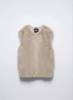 Zara フェイクファーベスト　Kids