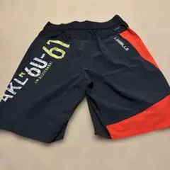 Reebok LES MILLS トレーニングショーツ ブラック レッドMサイズ