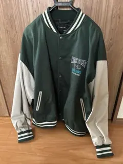 MARK GONZALES スタジャン グリーン/ホワイト