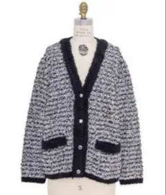 さくら様専用　Drawer 25SPRING ミックスVネックニットジャケット