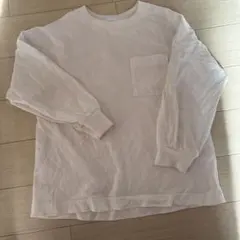 GU 長袖Tシャツ ホワイト