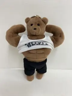 マッスルクマちゃん 筋肉 ベア キーホルダー ぬいぐるみ バッグチャーム 可愛い