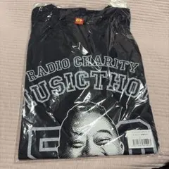 出川哲郎ミュージックチャリティTシャツ Lネイビー