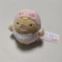 すみっコぐらし てのりぬいぐるみ とんかつ　小鳥の衣装でおめかし