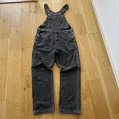 LEVI'S ブラック オーバーオール Lサイズのサムネイル