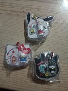 サンリオキャラクターズ　パッケージチャーム&チョコボーロ キティバツ丸ポチャッコ