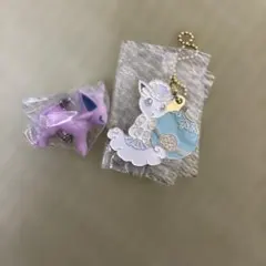 ポケットモンスター　つまんでつなげてマスコット13　エーフィ　ガチャガチャ