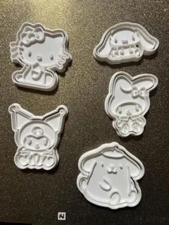 【サンリオ風 クッキー型 5点セット】