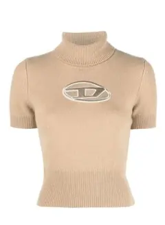DIESEL タートルニット　ベージュ