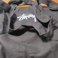 Stussy 黒色ツーウェイトートバッグ　雑紙付録