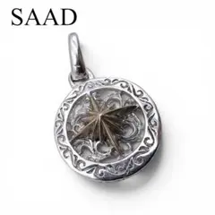 【極美品】SAAD サード 太陽神 サンシンボル 唐草 透かし彫り ペンダントのサムネイル