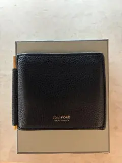 TOM FORD ソフトグレインレザー　マネークリップ　二つ折り財布のサムネイル