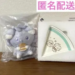 一番くじ　ポケピース　ダイナー　F賞　マスコット　G賞　プレート　ニャスパー