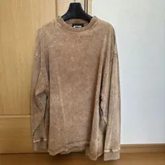BTMK L/S TEE washedブラウン Mサイズ