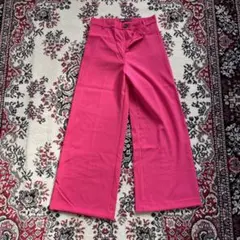ZARA ワイドパンツ Mサイズ ピンク