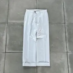 KAIKO THE PREST ライトグレー　スラックス　センタープレス