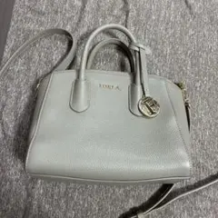美品 フルラ プリムローズ 2way ハンドバッグ グレージュ系 - メルカリ