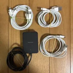 Lightningケーブル 7本セットとアダプタ付き1ヶ