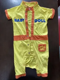 BABYDOLLOロンパース　黄色で男女どちらでも着れる　90cm