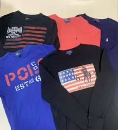 ポロ・ラルフ・ローレン 長袖Tシャツ 5枚セット