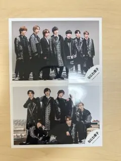 なにわ男子 集合 公式写真 2枚セット 2022 The Answer