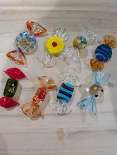 ベネチアングラス ムラーノ murano ガラス キャンディ 飴 硝子細工