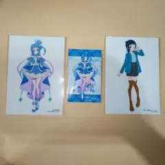 ◇蒼風なな(キュアウインク) 非売品ブロマイド2種 私服描き下ろし CD