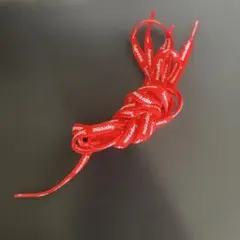 凌*根様 Supreme 赤 ロゴ入り シューレース120cm