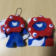 ミャクミャク ぷちマスコット ぬいぐるみボールチェーン　顔　バッヂ