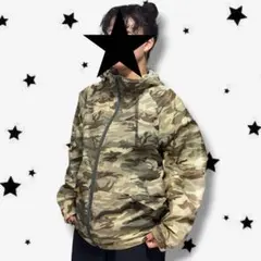 OLD UNIQLO パッカブルパーカー ノームコア カモフラ柄 y2k Sのサムネイル