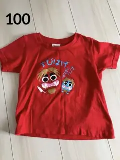 Printstar ちびはげTシャツ レッド 100サイズのサムネイル