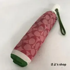 COACH コーチ シグネチャー 傘 小物 ピンク レディース ブランド