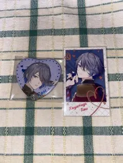 にじさんじ　Melty Valentine チェキ風カード　缶バッジ 小柳ロウ