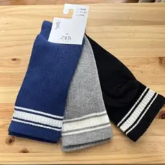 [新品]ZARAキッズ靴下 3色セット 10-12歳用　34-36サイズ