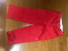 Dickiesダブルニー 赤 極太