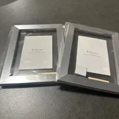 メタルフォトフレーム Lサイズ シルバー 2個セット