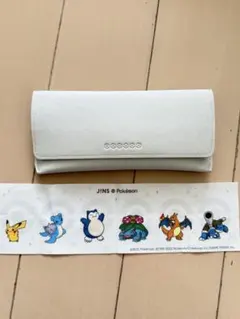 JINS ポケモンコラボ メガネケース(メガネ拭き付き)