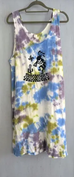 TITICACA タンクトップ ココペリ タイダイ柄のサムネイル