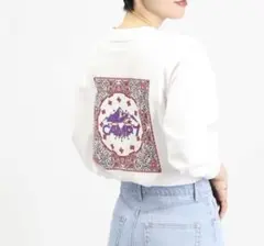 CAMP7 バックプリント 長袖Tシャツ ホワイトのサムネイル
