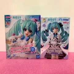 初音ミク 初音ミク×シナモロール　 ホワイトドレス・おすましVer. セット