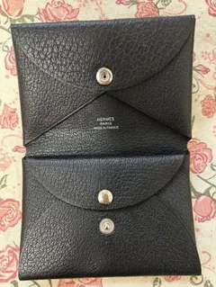 HERMES エルメス カルヴィデュオ Z刻印 バイカラー コインケース