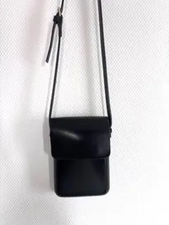 【完売品】ASCLO ショルダーバッグ ブラックのサムネイル