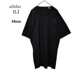 【adidas／アディダス】Ｔシャツ　ブラック　黒　Lサイズ　メンズ