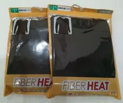 ファイバ―ヒ―ト ブラック L 2枚セット