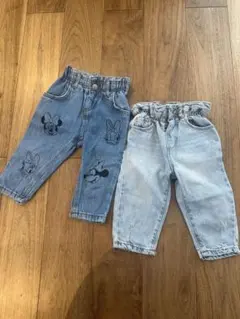 ZARA デニムパンツ 2点セット