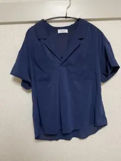 techichi ネイビー 半袖シャツ